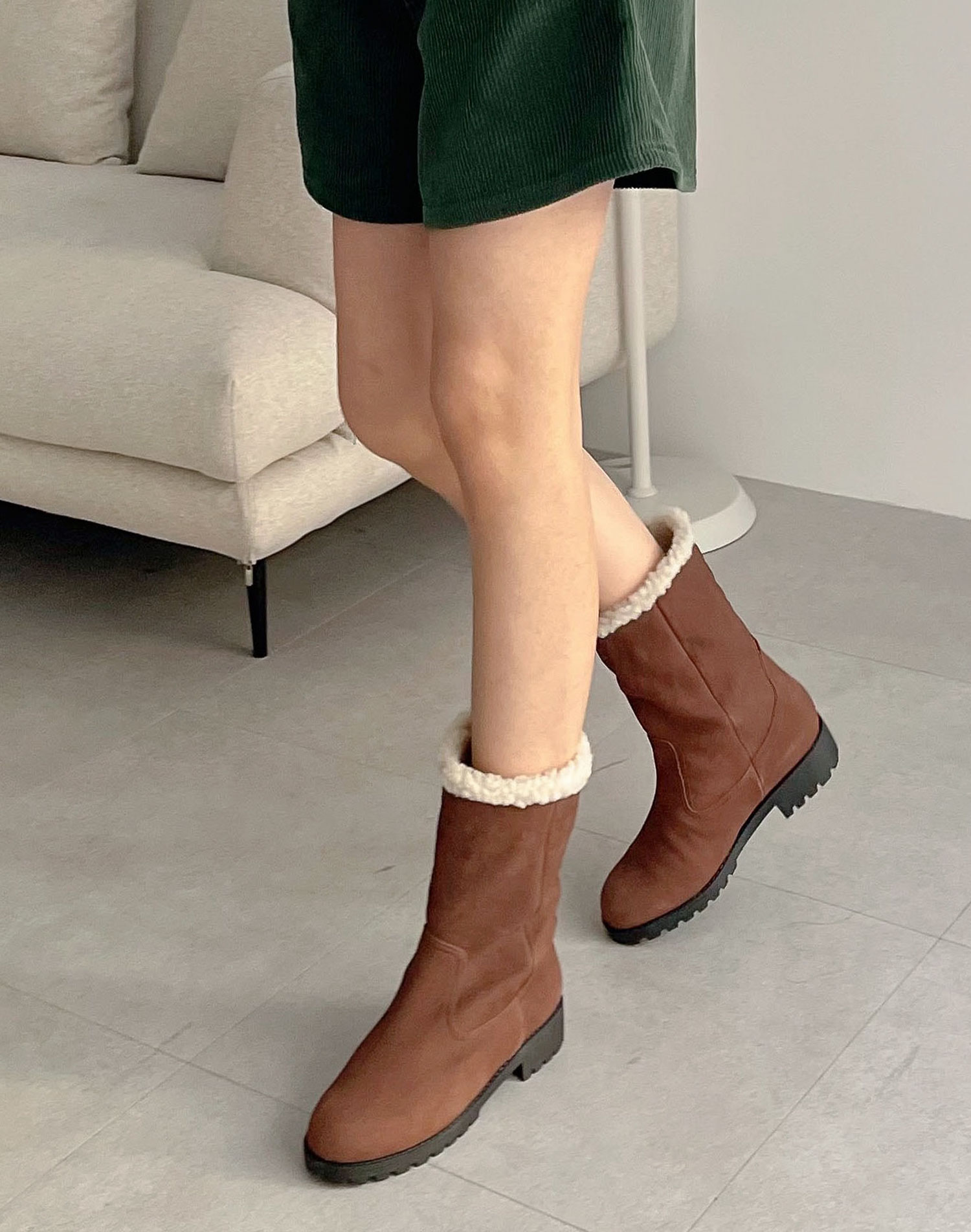 [VETIANO 베티아노] 뽀그리 밀라노 양털부츠 /  Pogry Milanese Fleece Boots